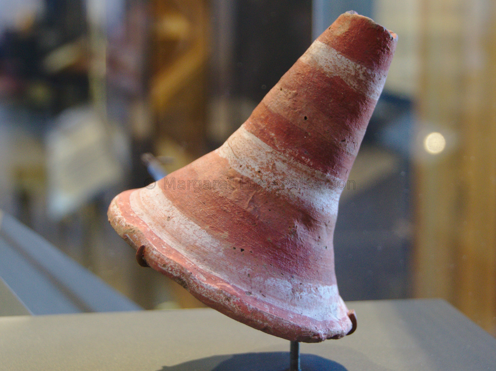 Funnel Shaped Lid for a Pottery Vessel