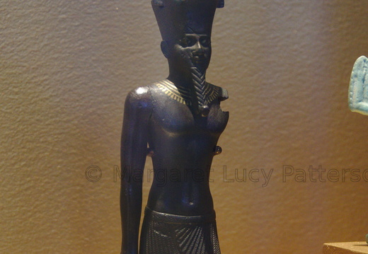 Amun-Re Wearing a Crown with Two Plumes