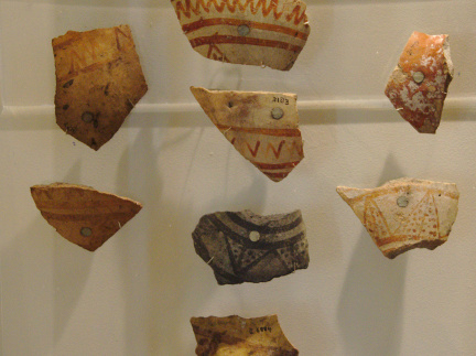 Fragments of Painted Pottery from the Aegean