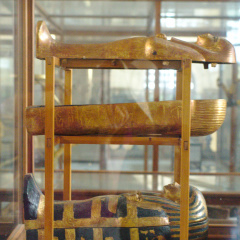 Outer and Inner Coffin of One of the Fetuses in Tutankhamun's Tomb