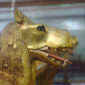 Funerary Bed with Hippo Heads from the Tomb of Tutankhamun