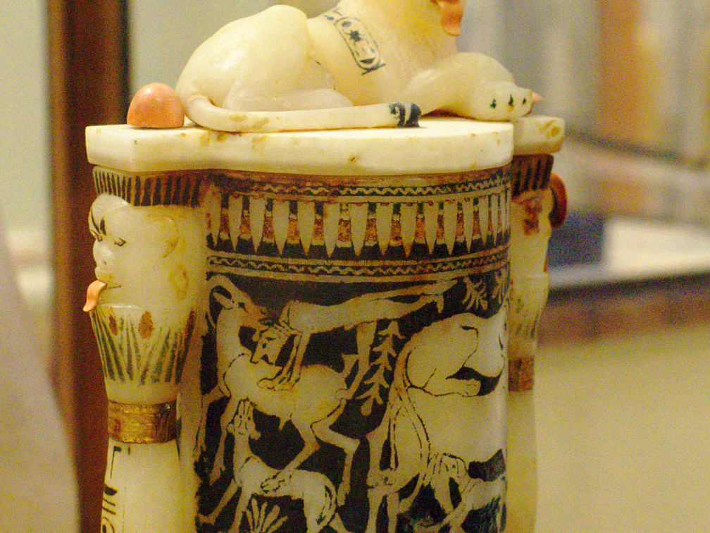 Cosmetic Jar with Lions, Hunting Scenes and Captives