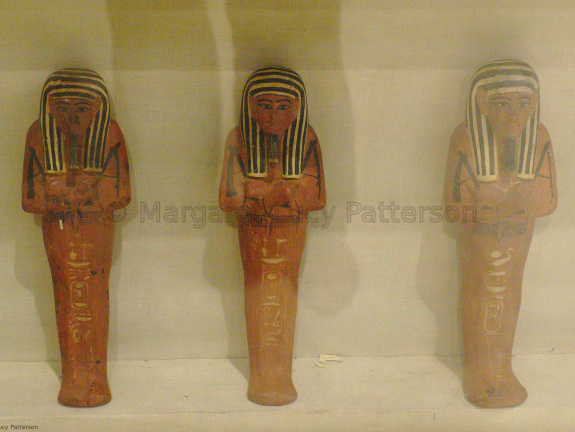 3 Wooden Shabti of Tutankhamun