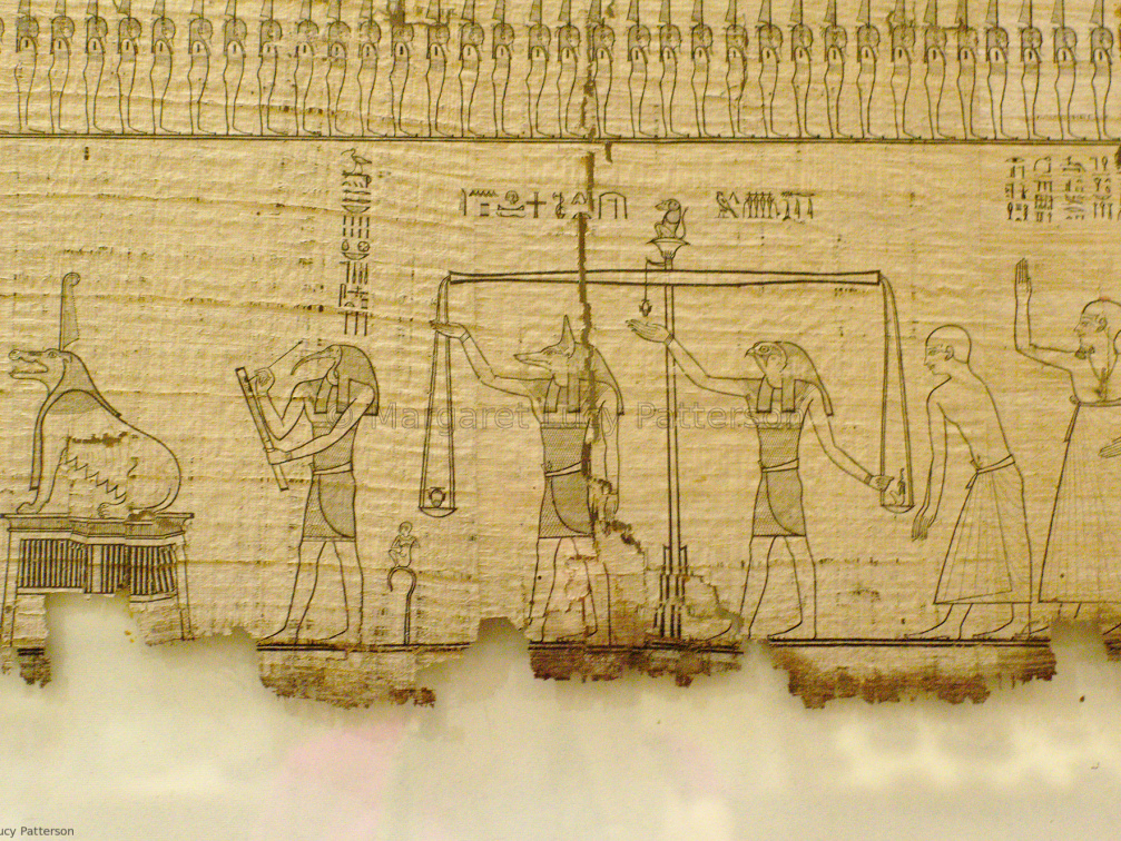 Weighing of the Heart Scene from the Book of the Dead