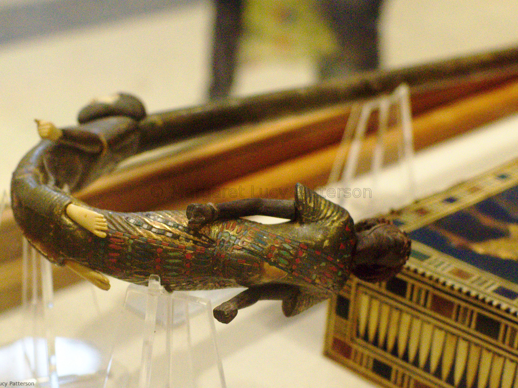 Walking Stick Decorated with a Nubian and an Asiatic