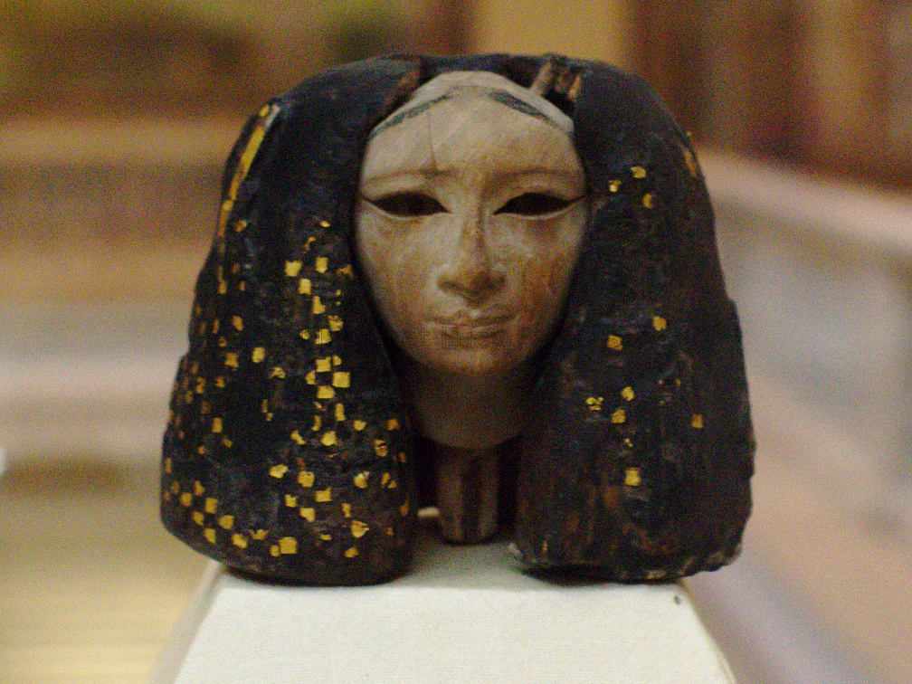 Head with Wig and Wig Ornaments