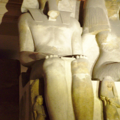 Colossal Statue of Amenhotep III and Tiye