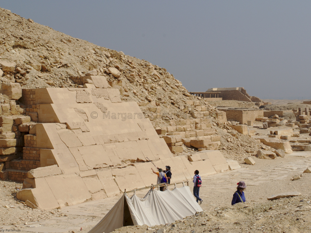 Khaemwaset's Inscription on the Pyramid of Unas