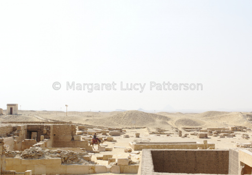 View Across the Archaeological Remains at Saqqara
