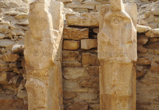 Osirid Statues in the Step Pyramid Enclosure