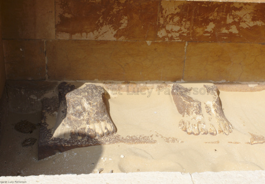 Statue Feet in the Step Pyramid Enclosure