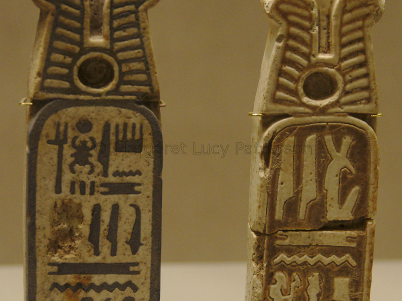 Two Faience Tiles with the Throne Names of Seti II