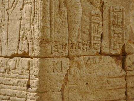 19th Century CE Graffiti on the Temple of Dendur