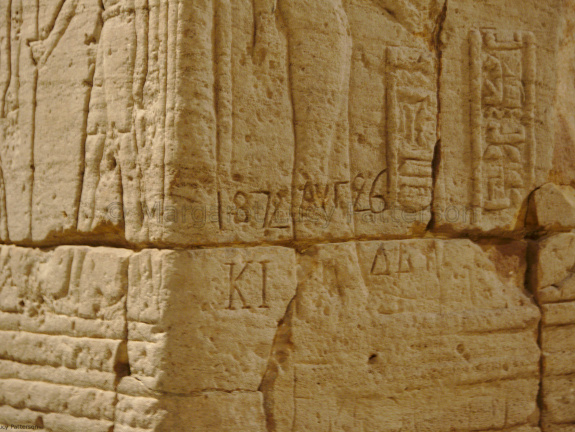 19th Century CE Graffiti on the Temple of Dendur