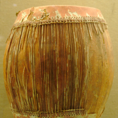 Wood & Leather Drum