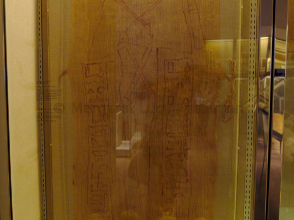 The Osiris Shroud of Nesenaset and some Canopic Jars