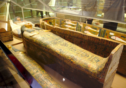Wooden Inner Coffin and Innermost Lid of the Chantress of Amun, Tiye