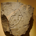 Relief of a Seated God