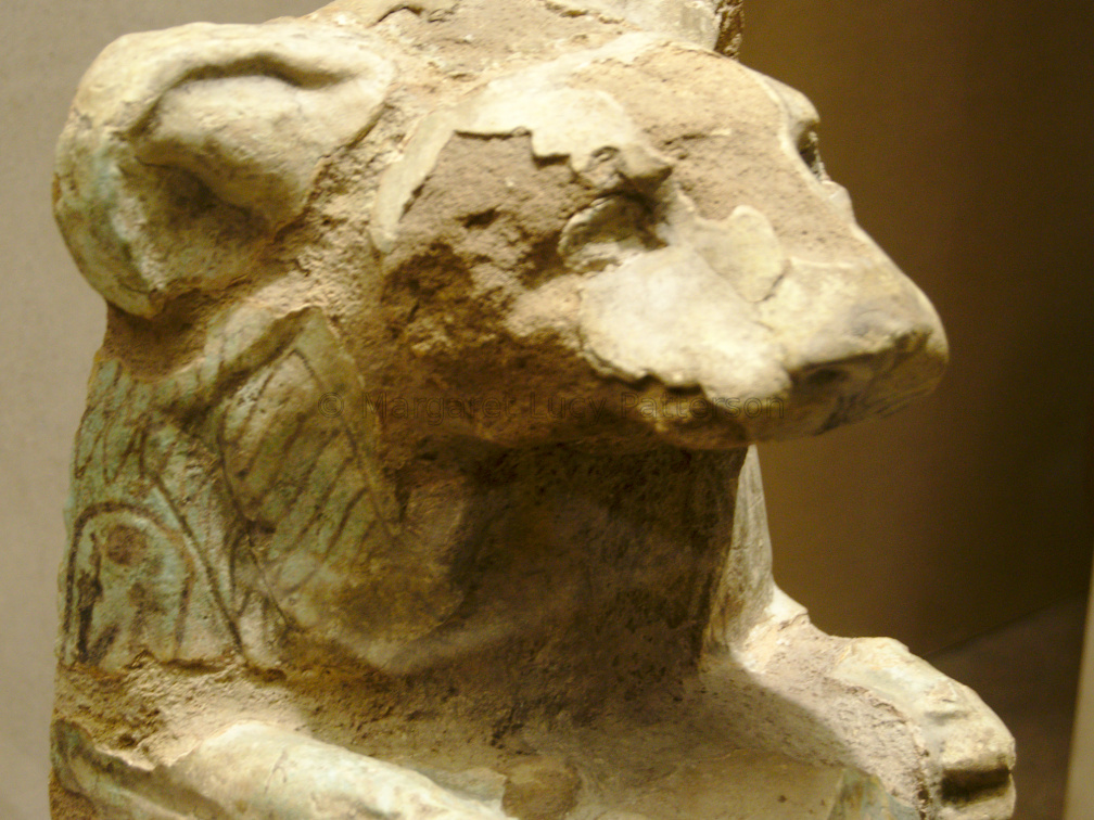 Fragmentary Statue of a Lion Subduing a Foreign Captive