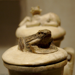 Jars with Carved Stoppers