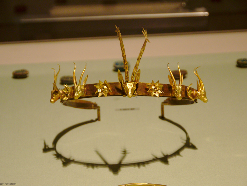 Diadem with Gazelles, a Stag and Flowers
