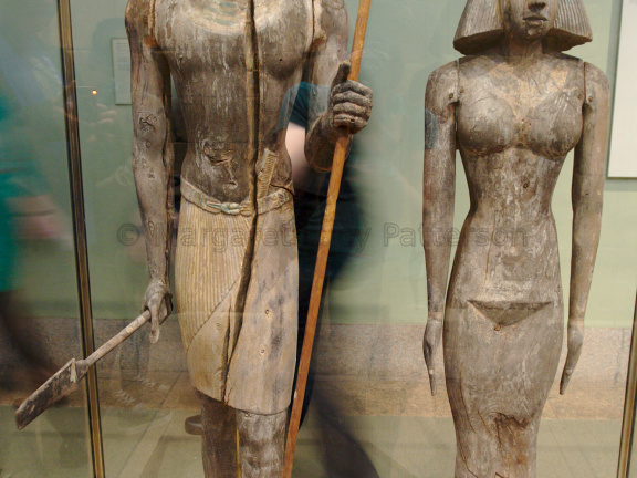 Wooden Statues of Merti and His Wife