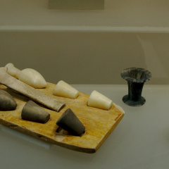 Miniature Ritual Set and Two Miniature Vessels
