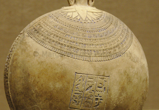 Lentoid Bottle Inscribed for God's Father Amenhotep