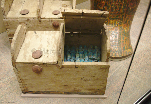 Shabti Boxes and Shabtis of Djedmutesankh, Leading Lady, First Chief of the Harim of Amun