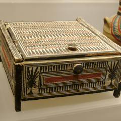 Wooden Cosmetics Box from Tomb of Sennedjem