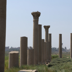 Columns Rising from the Green