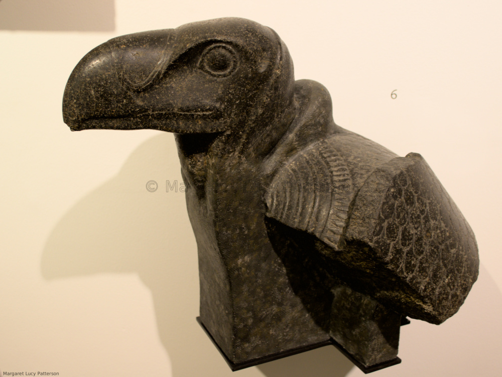 Head of a Granite Statue of a Vulture