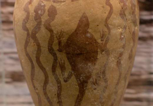 Painted Jar with Snakes, Scorpions and Crocodiles
